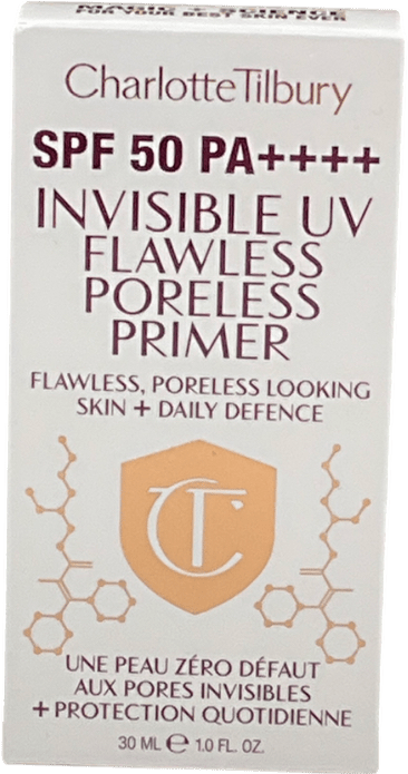 Charlotte Tilbury Invisible Uv Flawless Poreless Primer 30ml - Reliked