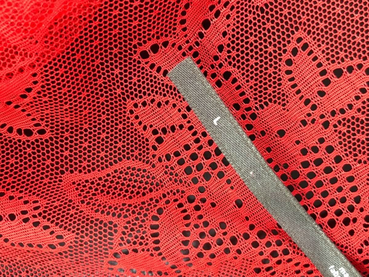 ??Check size Anthropologie Red Lace Long Sleeve Bodysuit S - Reliked