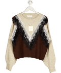 Cherry paris Brown Cerise Jumper UK M/L - Reliked