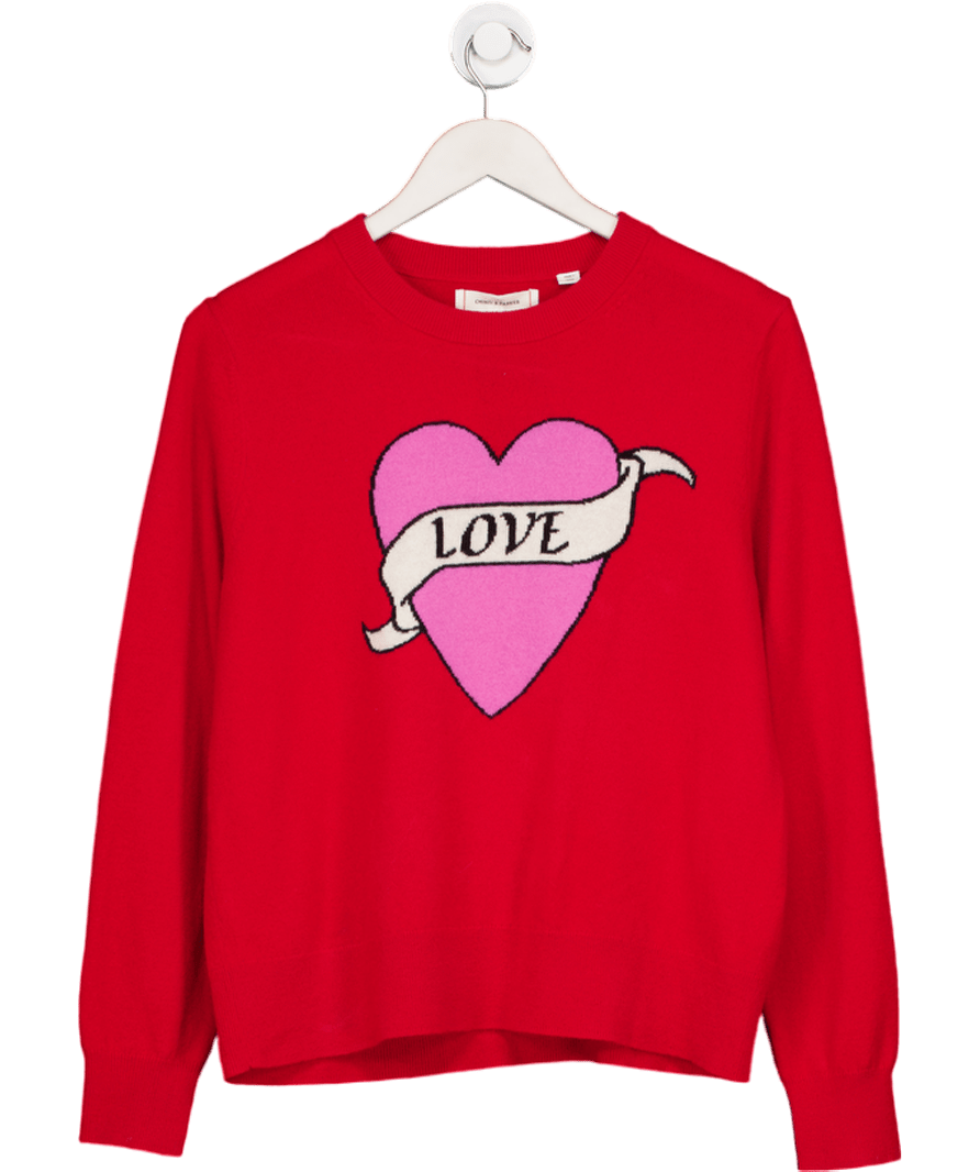 Chinti And Parker Red The Chinti & Parker X Sophie Ellis - Bextor Love Jumper UK S - Reliked