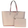 Christian Louboutin Nude Pink Cabata Large Leather Tote Bag - Reliked