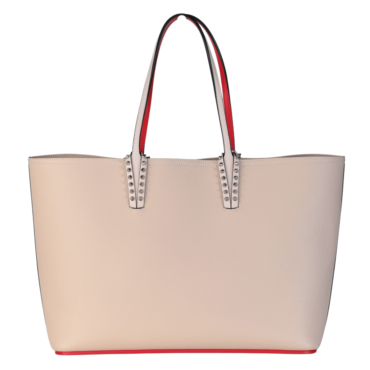 Christian Louboutin Nude Pink Cabata Large Leather Tote Bag - Reliked