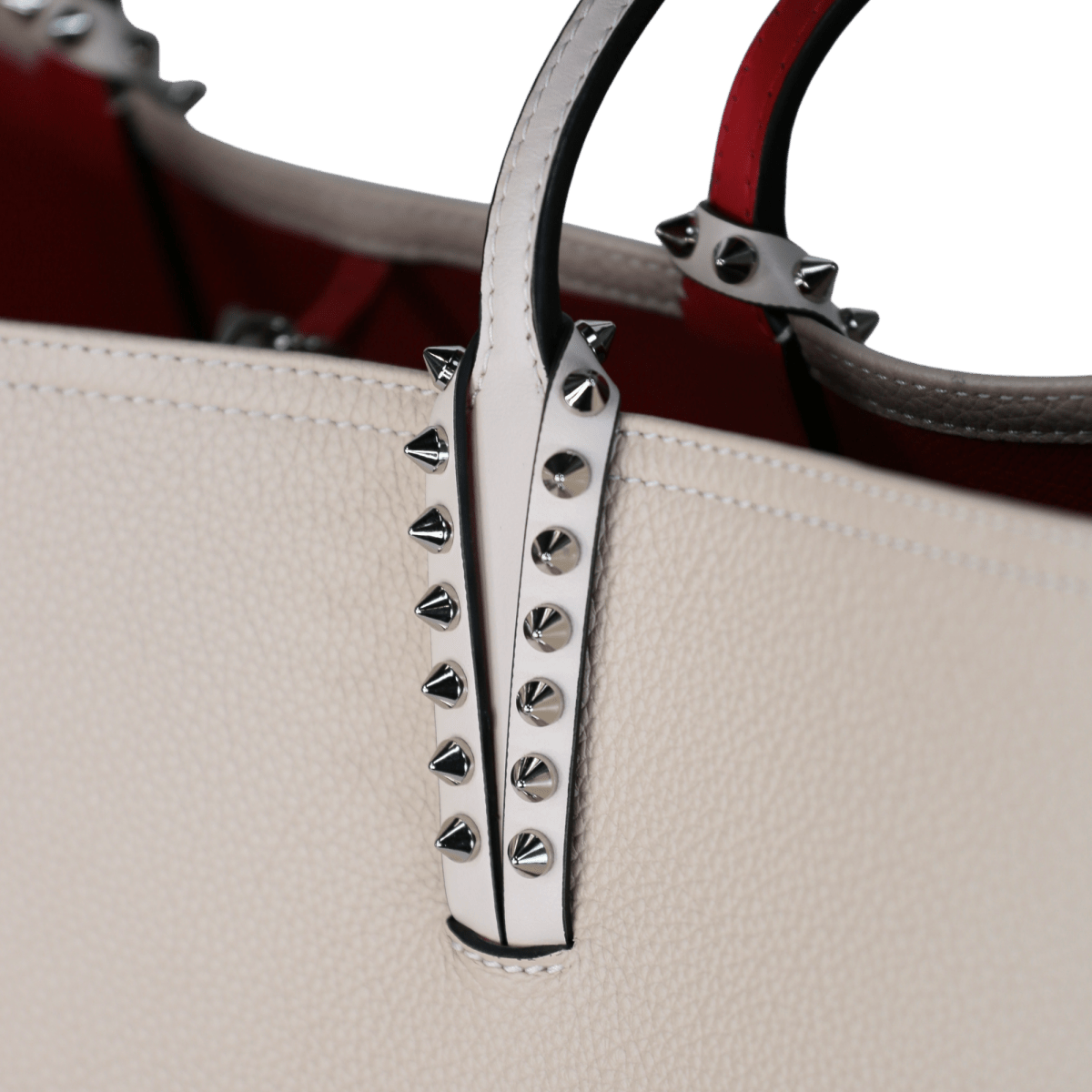 Christian Louboutin Nude Pink Cabata Large Leather Tote Bag - Reliked