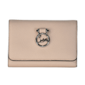 Christian Louboutin Trifold Wallet Nude Pink Loubilou Bicolor Leather Purse / Wallet - Reliked