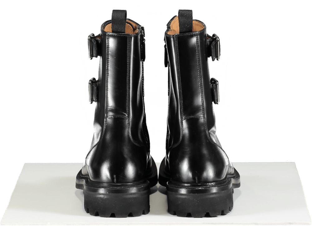 Church's Black Leather Combat Boots UK 3.5 EU 36.5 👠 - Reliked