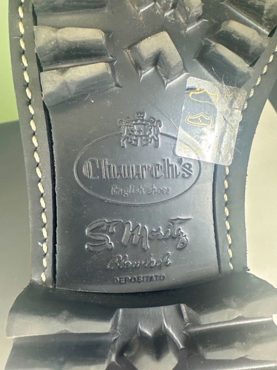 Church's Black Leather Combat Boots UK 3.5 EU 36.5 👠 - Reliked