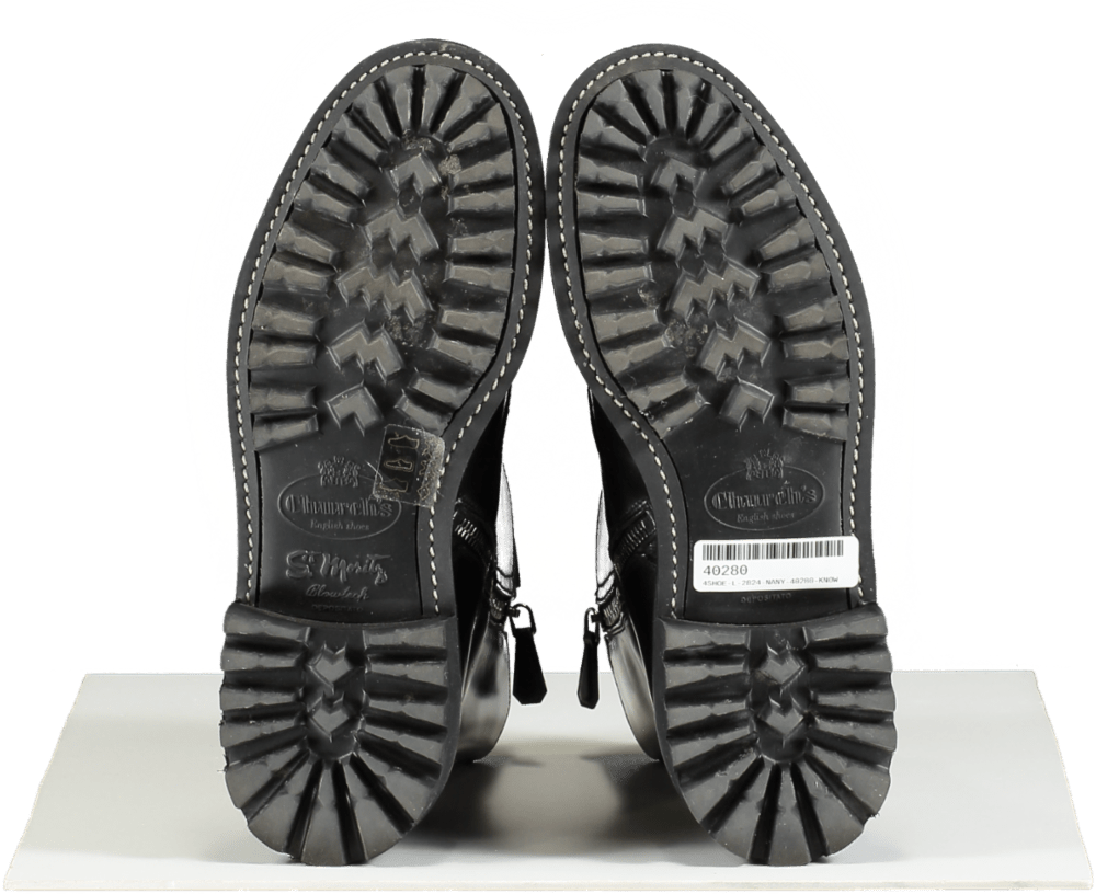 Church's Black Leather Combat Boots UK 3.5 EU 36.5 👠 - Reliked