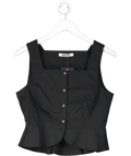 Ciao Lucia Black Timir Cotton Top UK S - Reliked