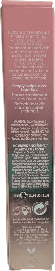 Ciate Watermelon Nourising Lip Oil 10ml - Reliked