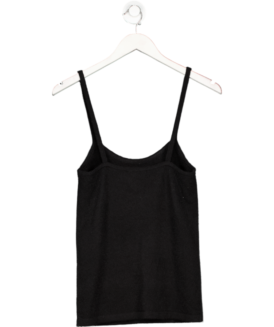 CIL Black Cashmere In Love Cashmere / Silk Amaya Tank Top UK M - Reliked