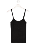 CIL Black Cashmere In Love Cashmere / Silk Amaya Tank Top UK M - Reliked