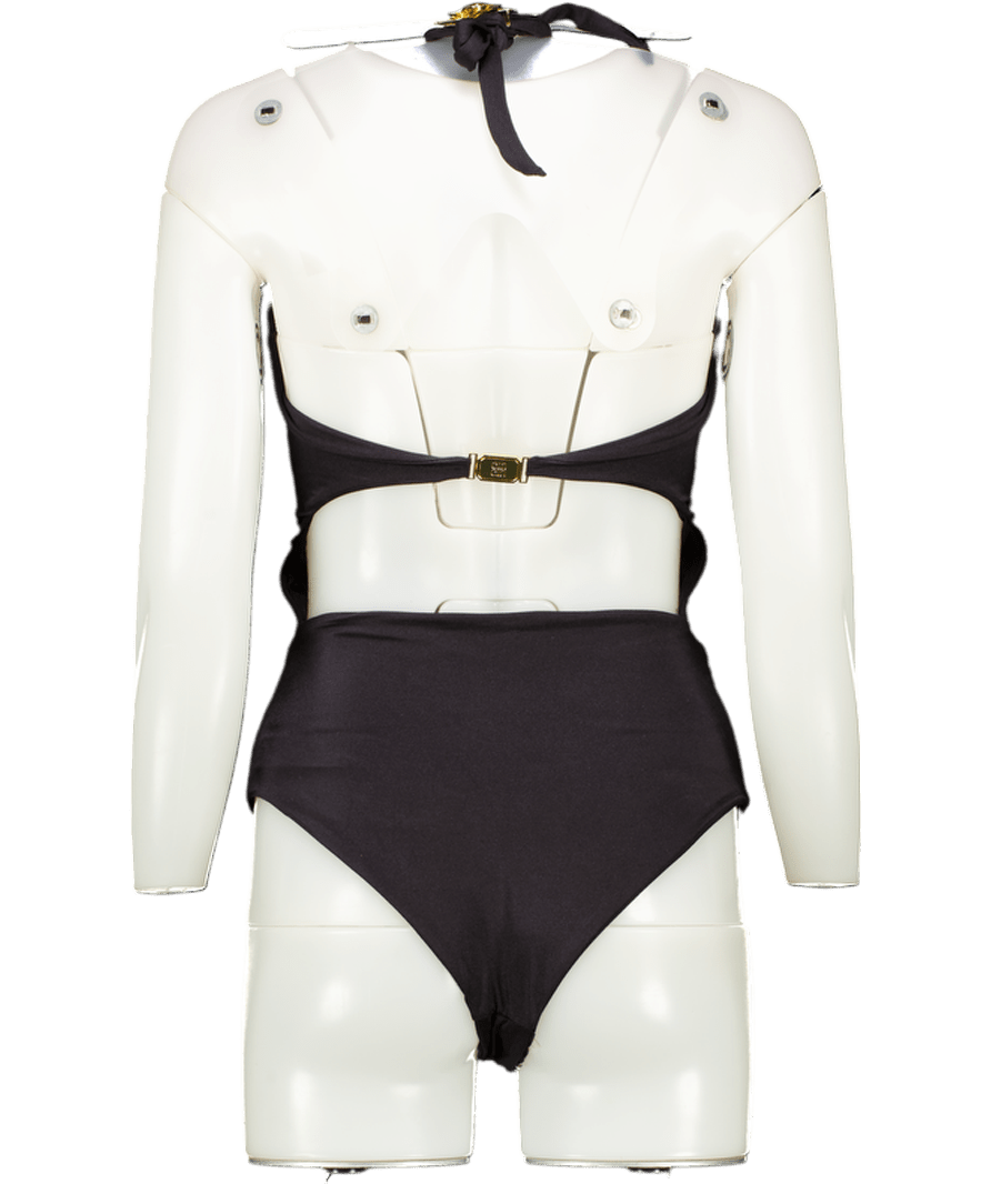 cin cin Black Diamond Orchid Cut Out One Piece Swimsuit UK M - Reliked