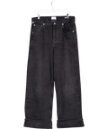 Citizens of Humanity Black Ayla Baggy Cuffed Crop Jeans W28 - Reliked