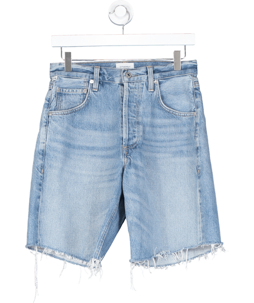 Citizens of Humanity Blue Ayla Baggy Denim Shorts W24 - Reliked