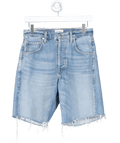 Citizens of Humanity Blue Ayla Baggy Denim Shorts W24 - Reliked
