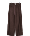 Citizens of Humanity Brown Brynn Linen Wide - leg Pants W25 - Reliked