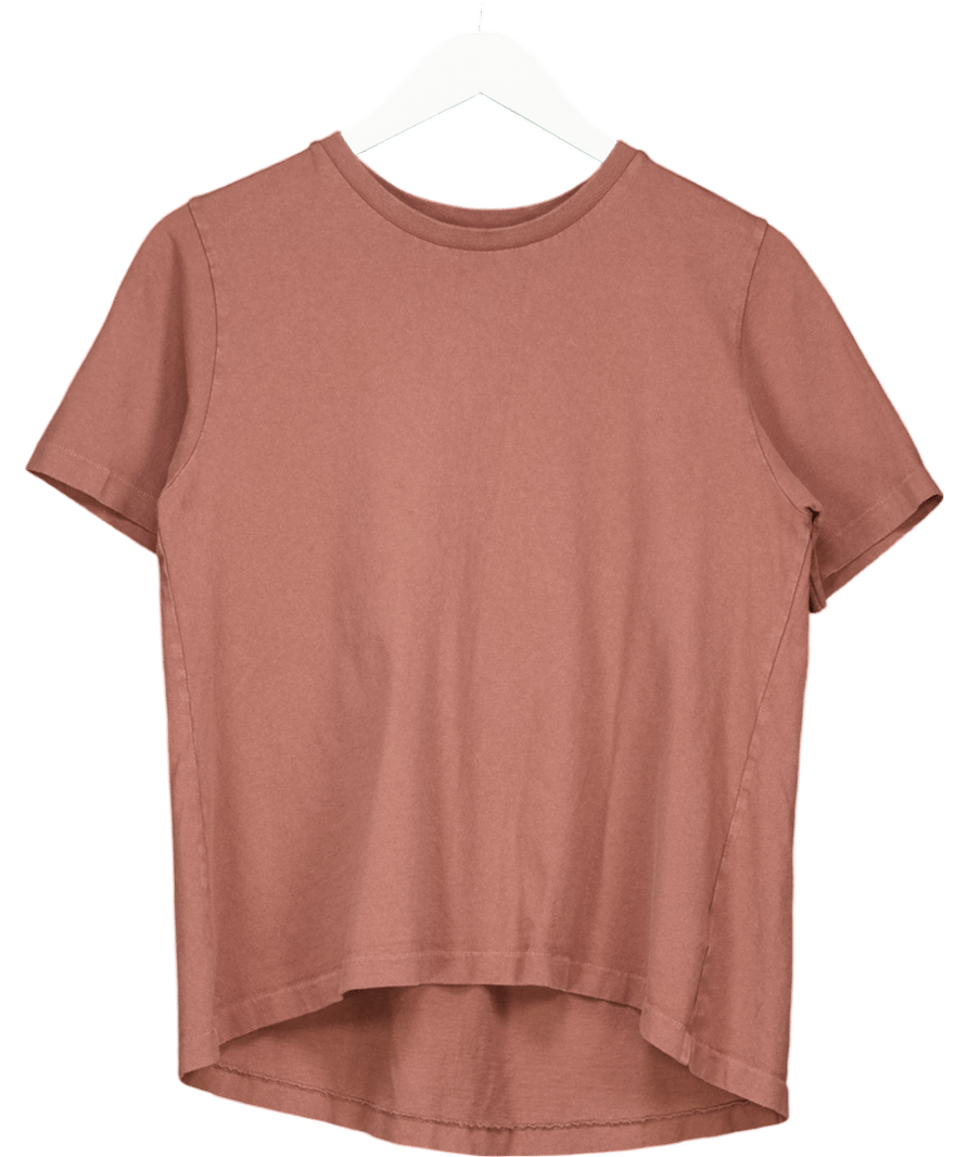 Citizens of Humanity Brown Cotton Short Sleeve T-shirt UK S - Reliked
