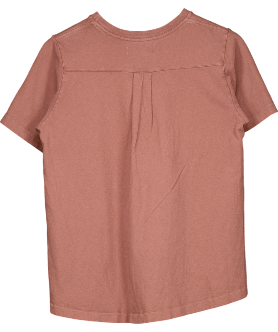 Citizens of Humanity Brown Cotton Short Sleeve T-shirt UK S - Reliked