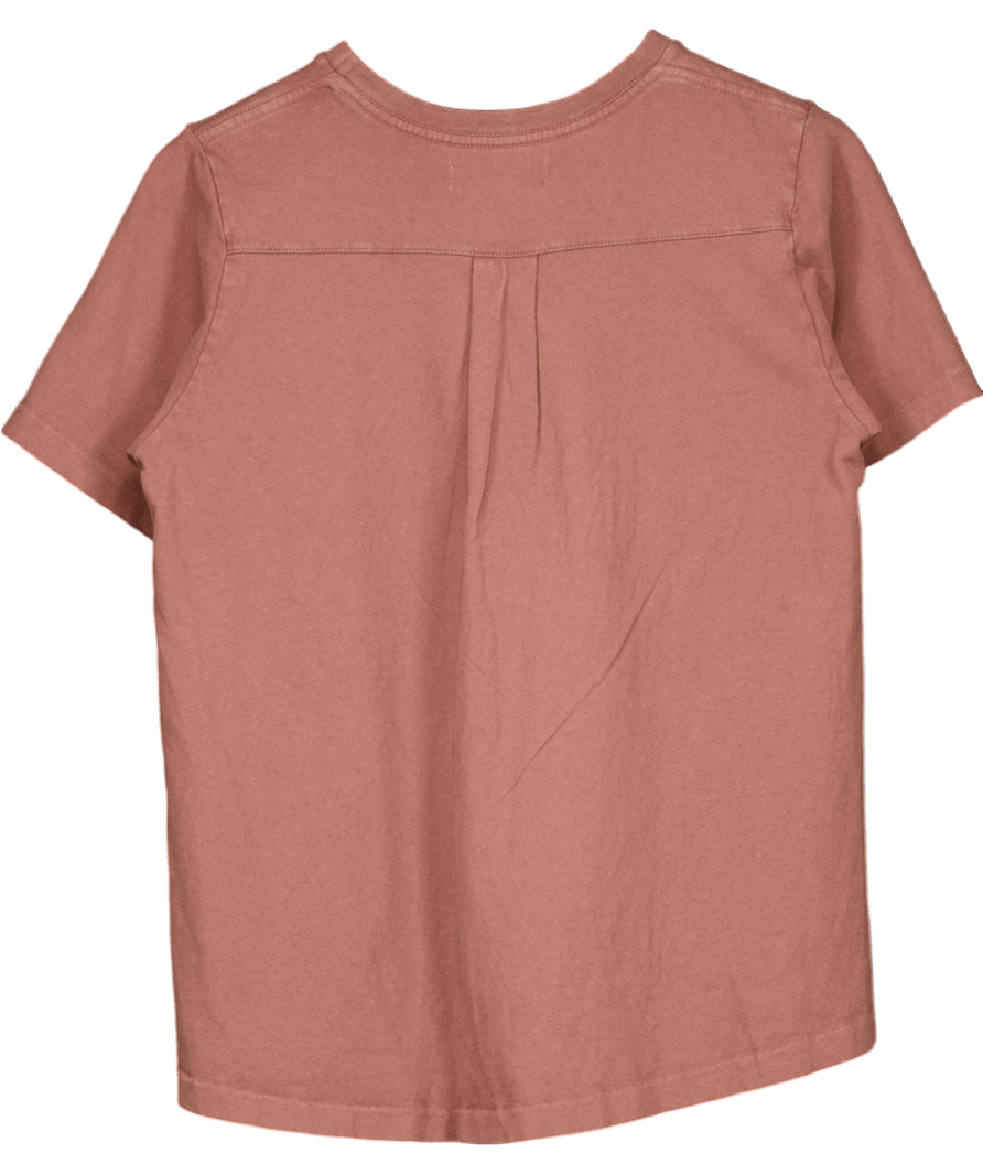 Citizens of Humanity Brown Cotton Short Sleeve T-shirt UK S - Reliked