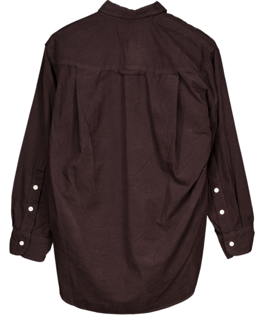 Citizens of Humanity Brown Kayla Cord Barrister Shirt UK XS - Reliked