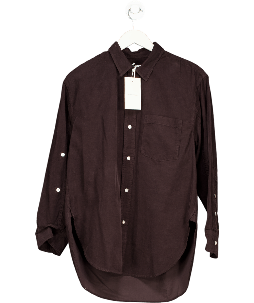 Citizens of Humanity Brown Kayla Cord Barrister Shirt UK XS - Reliked