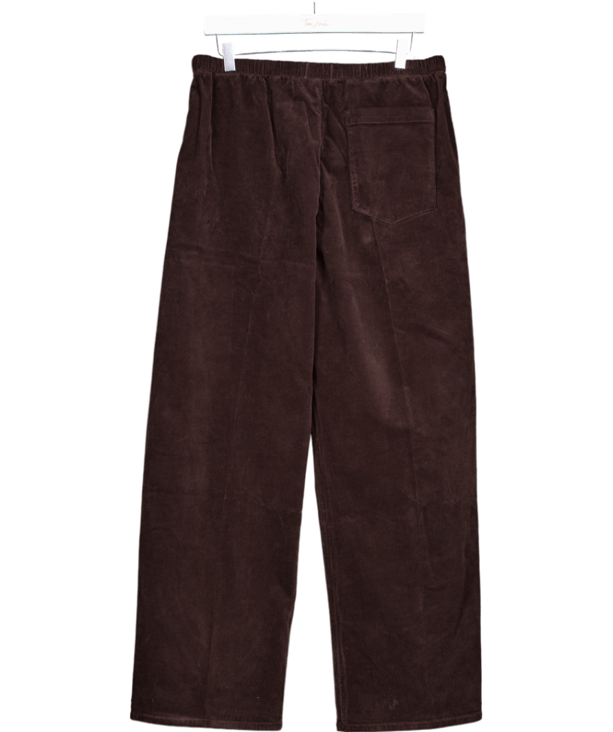 Citizens of Humanity Chocolate Brown Aurora Corduroy Pull - on Trousers UK M - Reliked