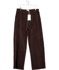 Citizens of Humanity Chocolate Brown Aurora Corduroy Pull - on Trousers UK M - Reliked