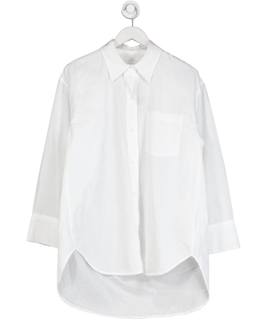 Citizens of Humanity White Kayla Cotton Shirt UK S - Reliked