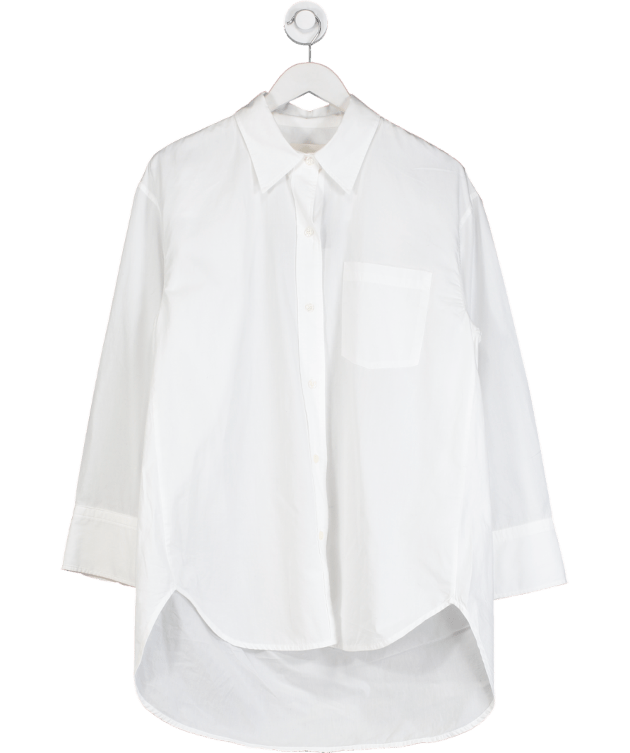 Citizens of Humanity White Kayla Cotton Shirt UK S - Reliked
