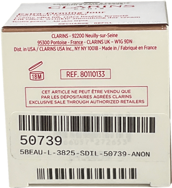 Clarins Extra - firming Day Cream Spf15 50ml - Reliked