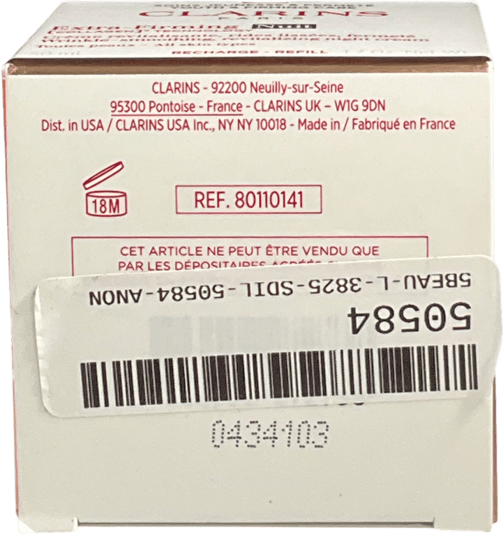 Clarins Extra - firming Night Cream 50ml - Reliked