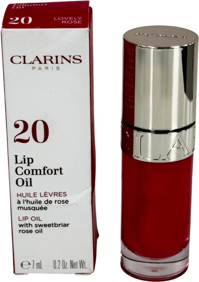 Clarins Lip Comfort Oil 20 Lovely Rose 7ml - Reliked