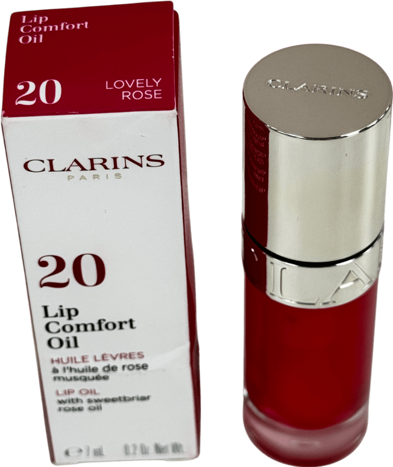 Clarins Lip Comfort Oil 20 Lovely Rose 7ml - Reliked