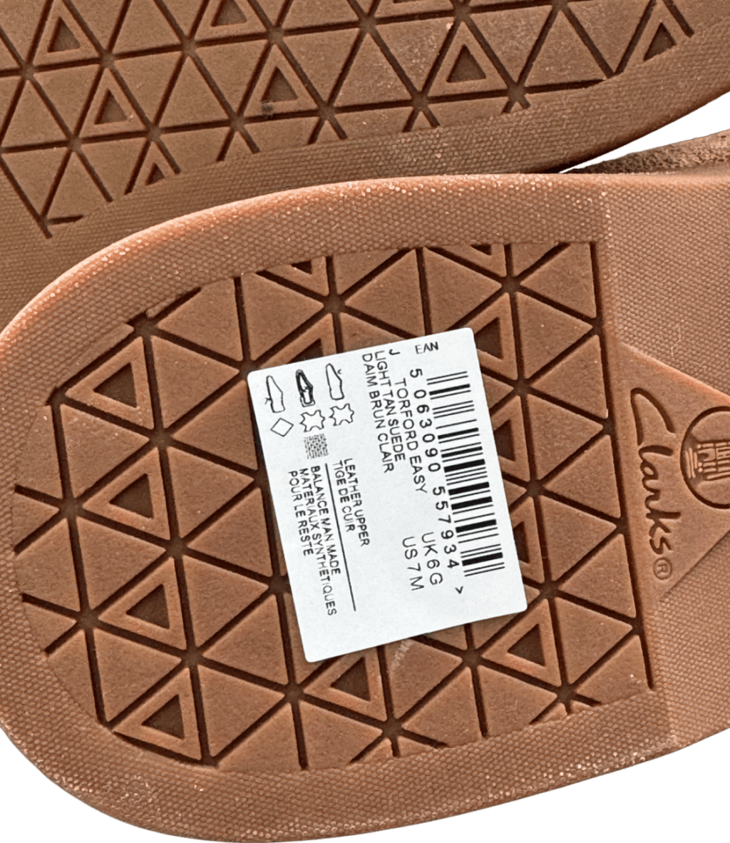 Clarks beige Suede Torford Easy Loafer UK 6 EU 39 👠 - Reliked