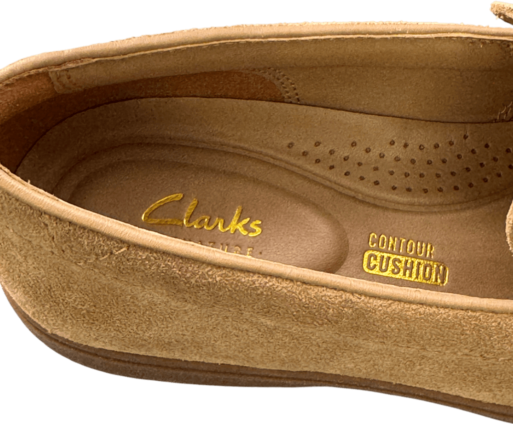 Clarks beige Suede Torford Easy Loafer UK 6 EU 39 👠 - Reliked