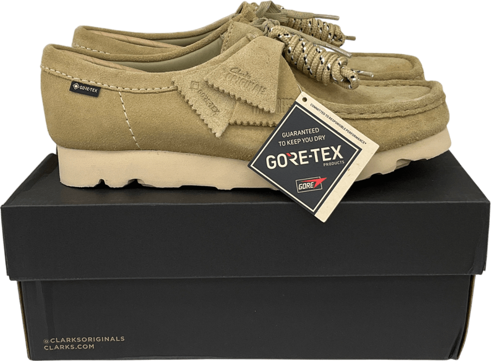 Clarks Cream Wallabee Maple Suede UK 8 EU 41 👠 - Reliked