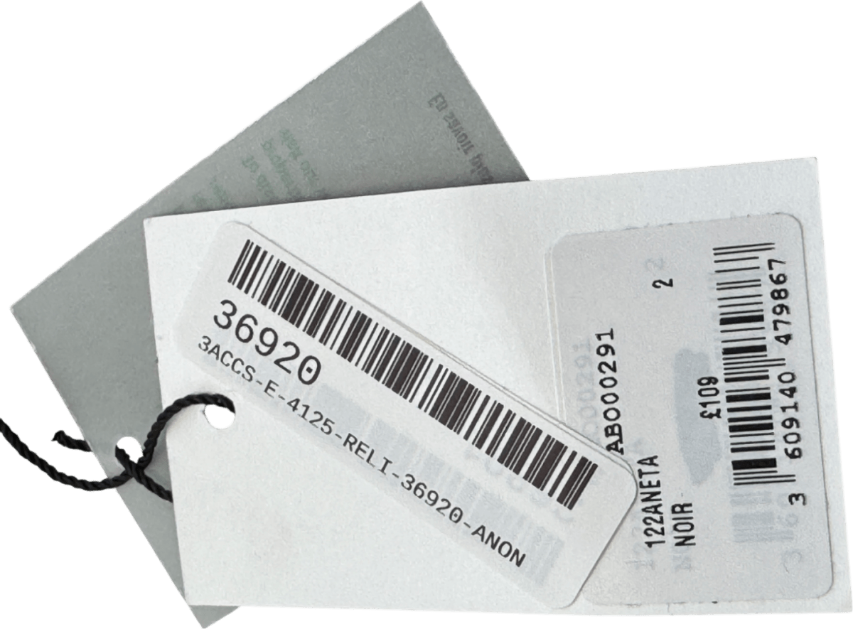 Claudie Pierlot Quilted Black 100% Calfskin Leather Gloves Sz2 UK S/M - Reliked