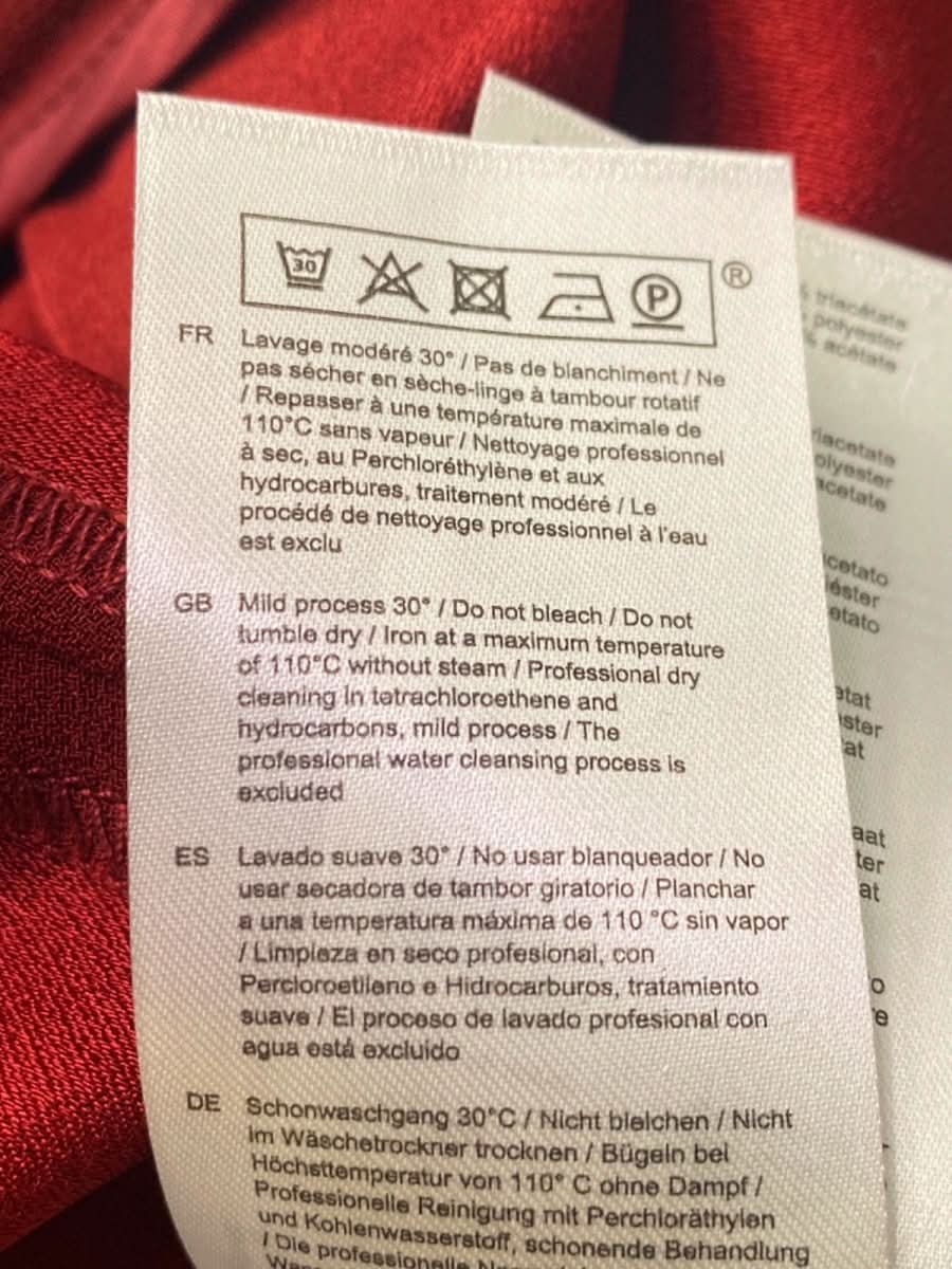 Claudie Pierlot Red Sleeveless V - Neck Dress EUR 36 UK 8 - Reliked