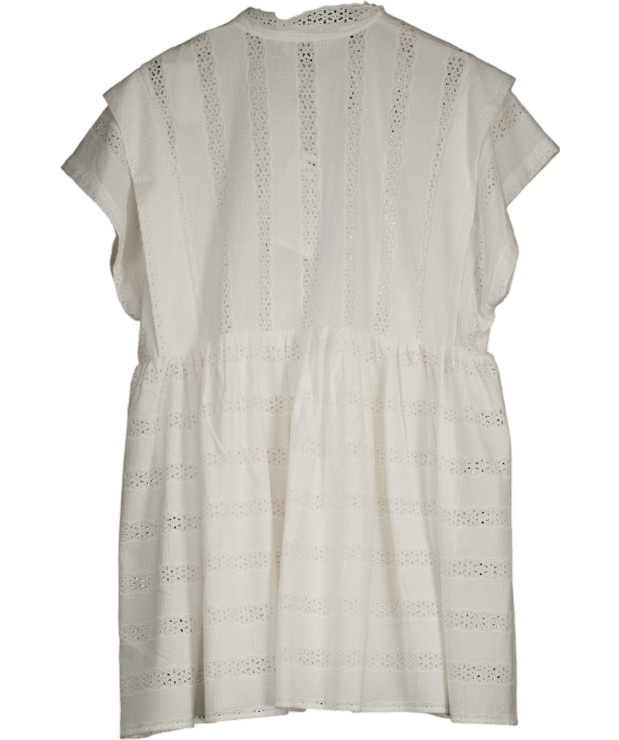 Claudie Pierlot White Guipure Lace Dress UK M/L - Reliked
