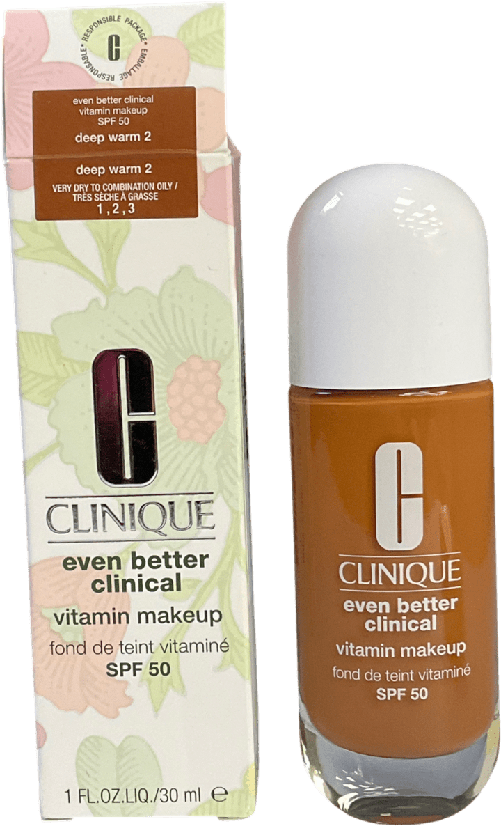 Clinique Even Better Vitamin Makeup Spf 50 Deep Warm 2 30ml - Reliked