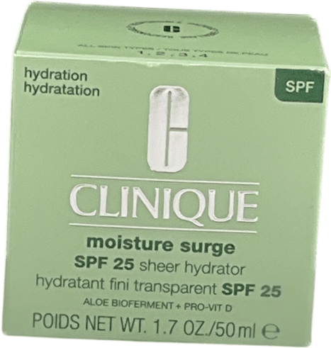 Clinique Moisture Surge™ Spf 25 Sheer Hydrator 50ml - Reliked