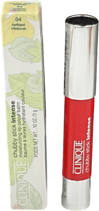 clinque Chubby Stic Moisturizing Lip Colour Balm 04 Hibiscus 3g - Reliked
