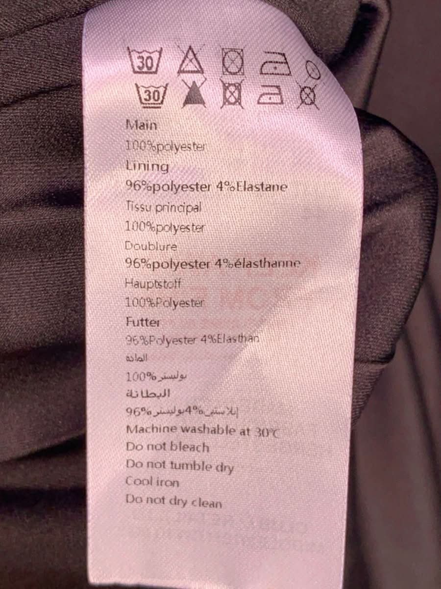 Club L London Black Long Sleeve Midi Dress with High Neckline UK 12 - Reliked