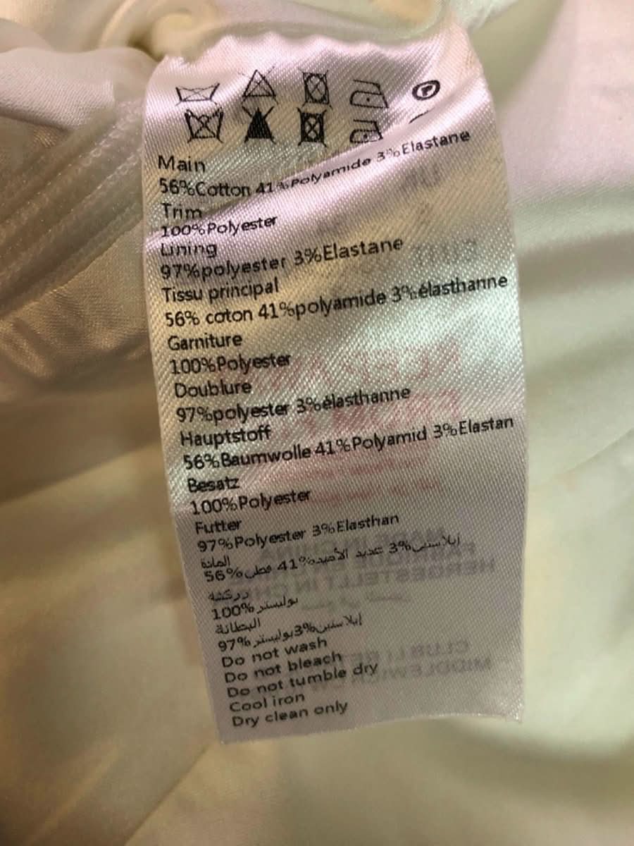 Club L London Cream Floral Print Strapless Ruffle Mini Dress UK 6 - Reliked