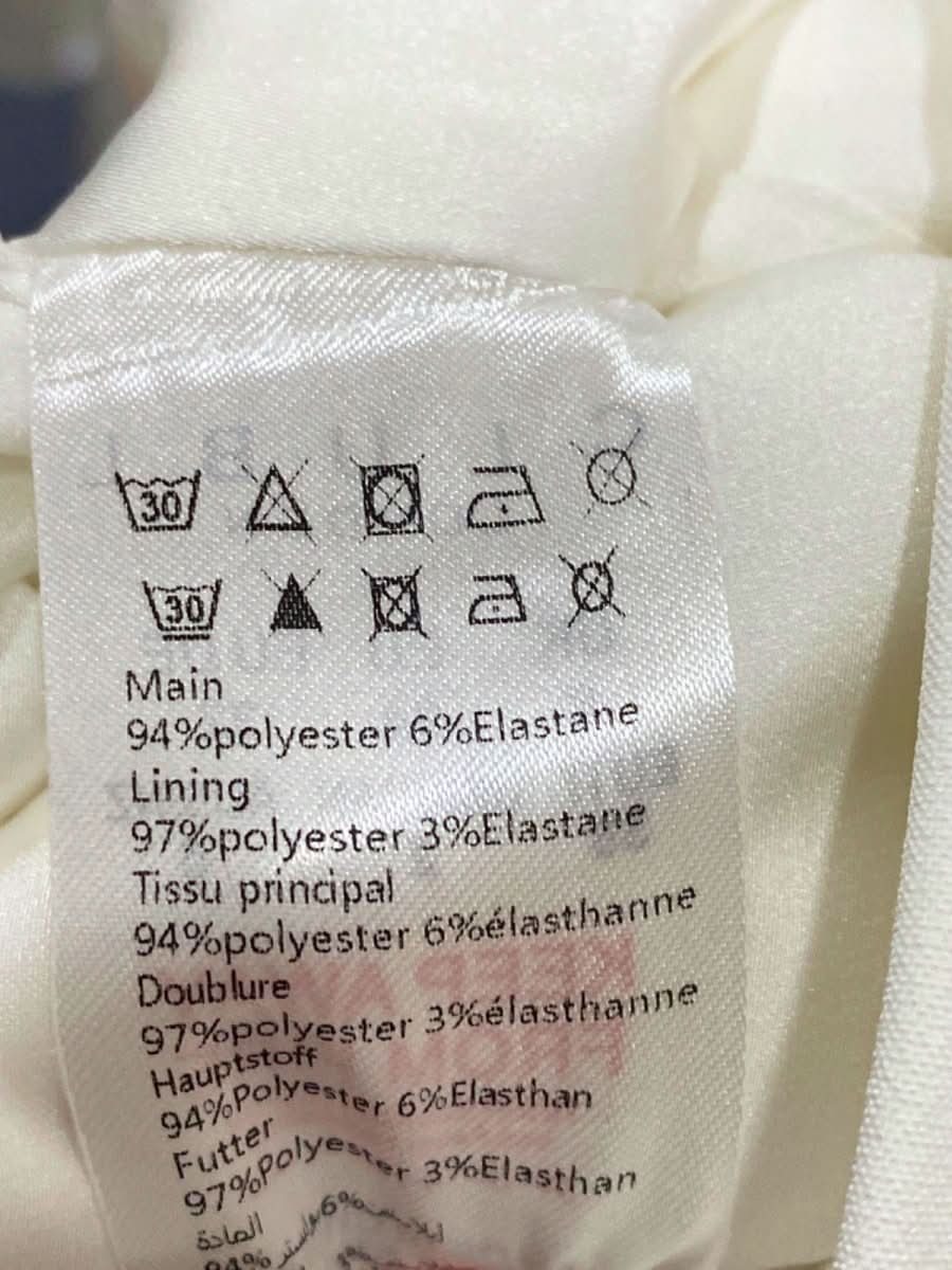 Club L London White Tailored Blazer Mini Dress with Asymmetric Hem UK 6 - Reliked