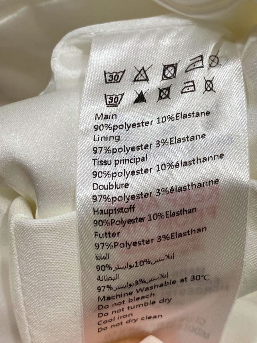 Club L London White Tailored Blazer Mini Dress with Bow UK 6 - Reliked