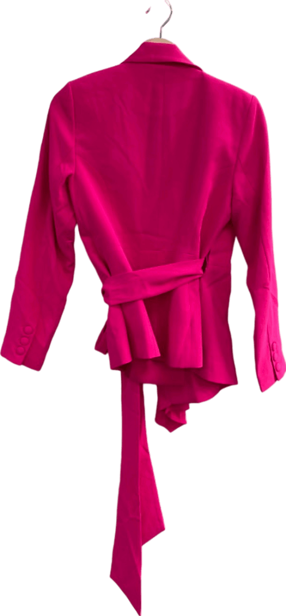 Coast Fuchsia Pink Tie - Front Blazer UK 10 - Reliked