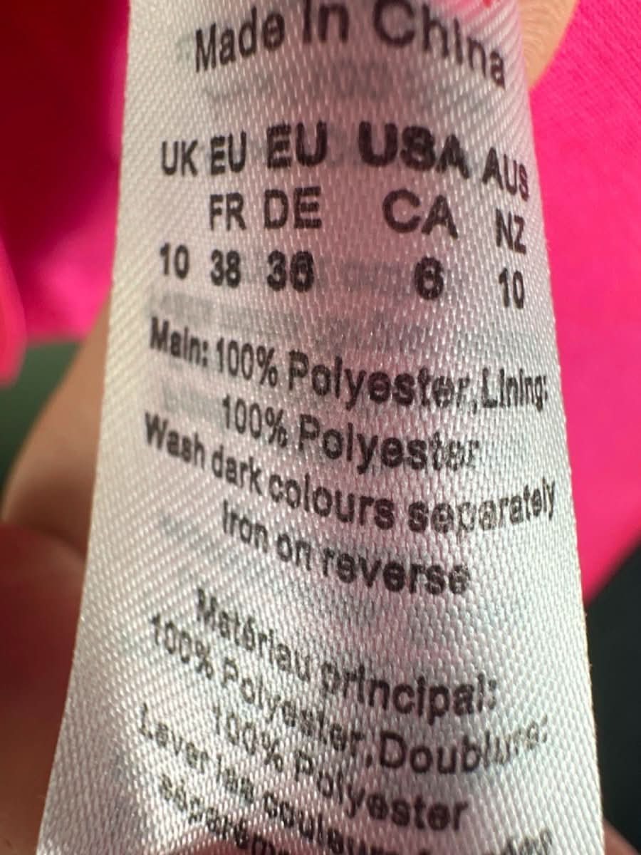 Coast Pink Floral Ruffle Dress UK 10 - Reliked