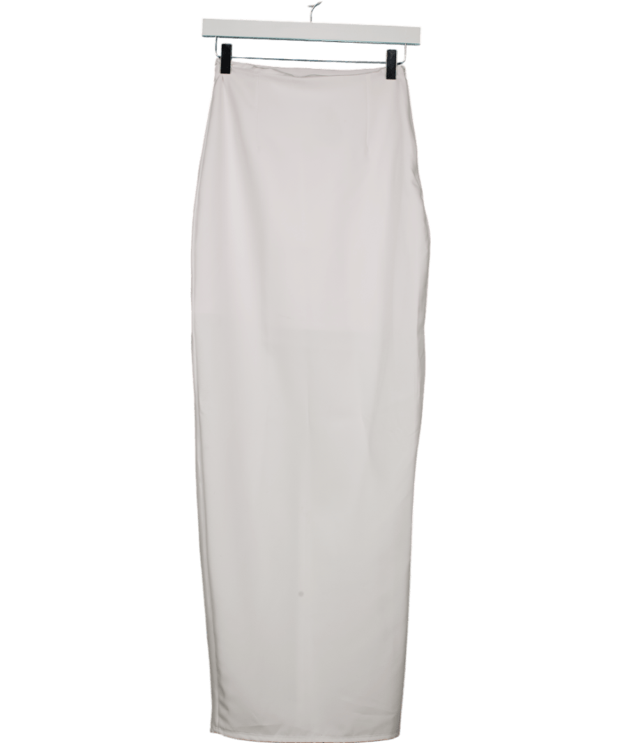 Coast White Side Slit Maxi Skirt UK 6 - Reliked