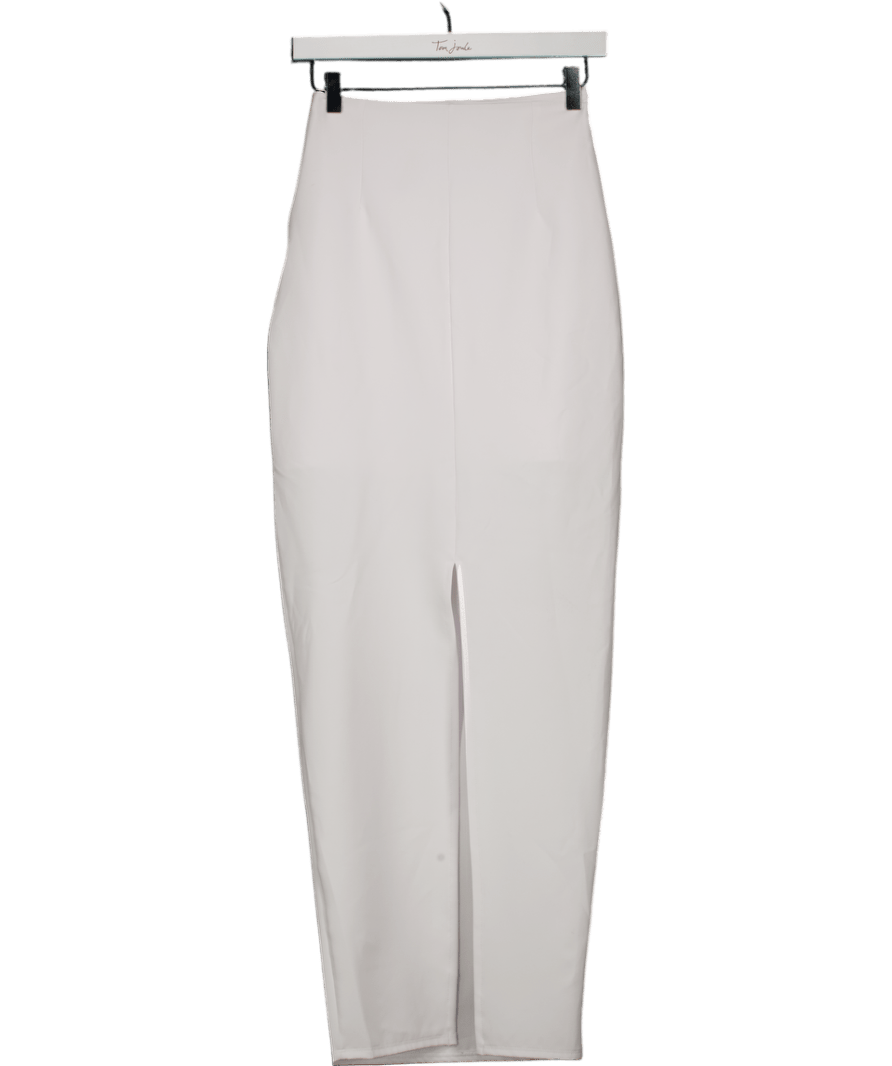 Coast White Side Slit Maxi Skirt UK 6 - Reliked
